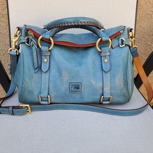 Dooney and Bourke Royal Blue Florentine Satchel